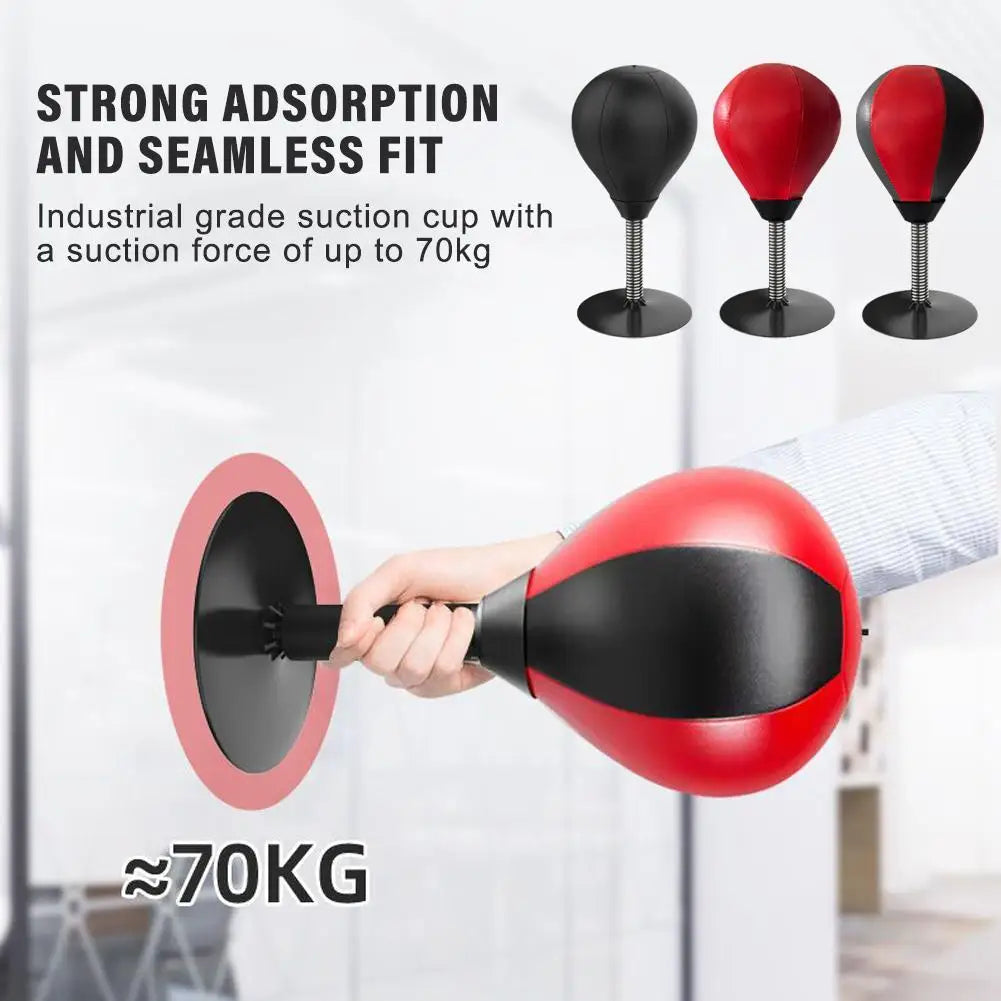 Stress Release Desktop Punching Ball with Suction Cup Tabletop Boxing Punching Bag Tress Buster Desk Boxing Punch Ball
