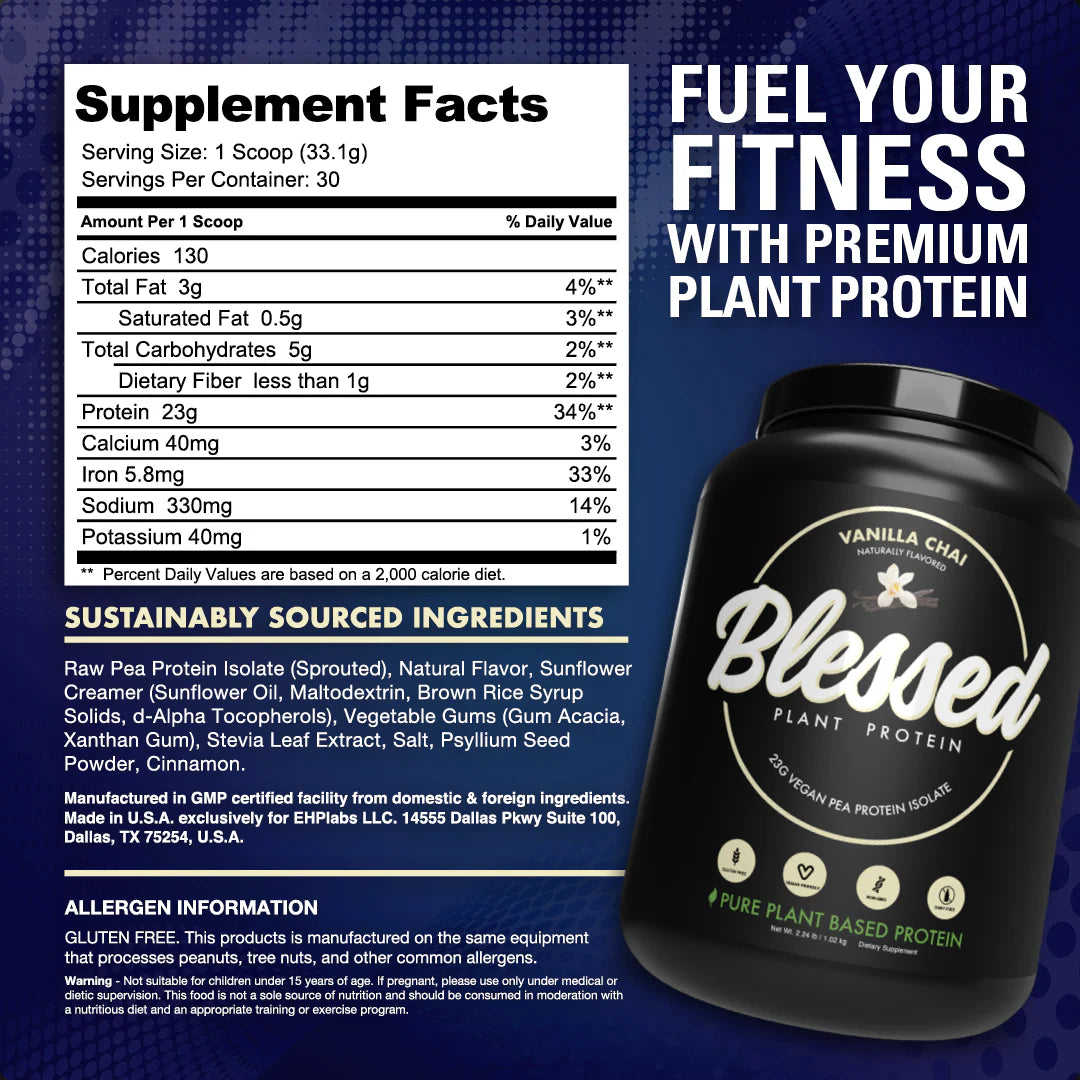Plant-Based Protein - 30 Servings.