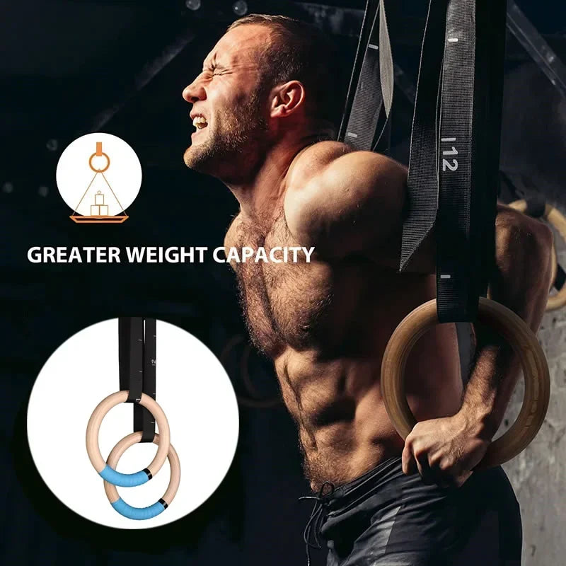 Gym Rings with Adjustable Straps